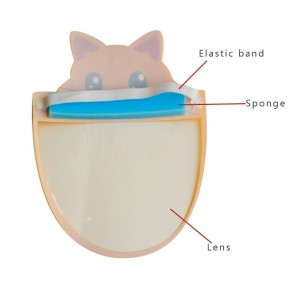 Protecție de protecție pentru vizor complet pentru față Vizor pentru protecție pentru față Vizor elastic pentru protecția feței pentru copii