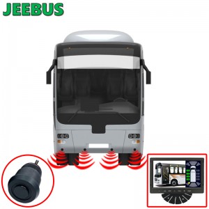 Autobuzul vehiculului Sistemul de monitorizare a senzorilor radar HD 1080P Inverse Camera cu 16 Senzori Detectarea unghiului orb Monitorizarea digitală de avertizare