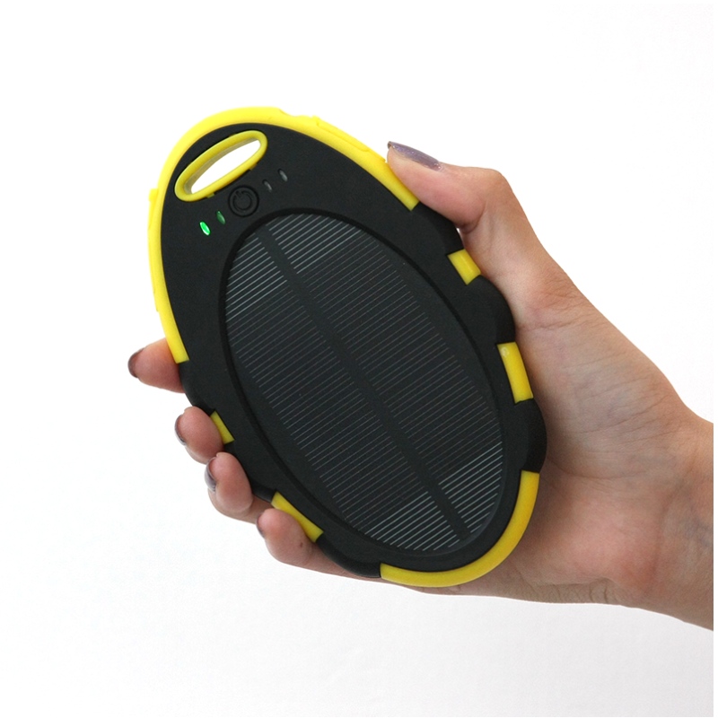 Încărcător mobil portabil de energie solară 4000mAh încărcător mobil de energie solară Porturi USB duble