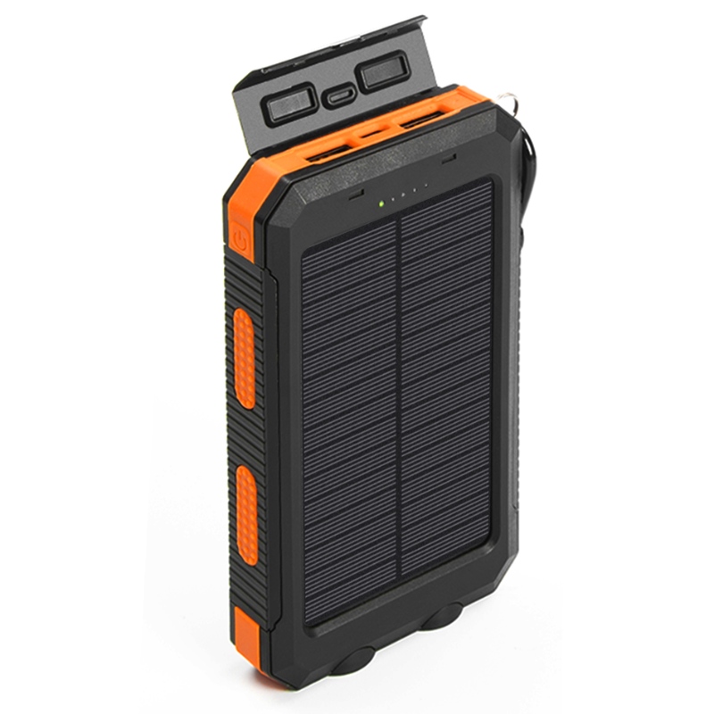 Design unic Compass impermeabil 8000mAh încărcător mobil pentru bancă de energie solară