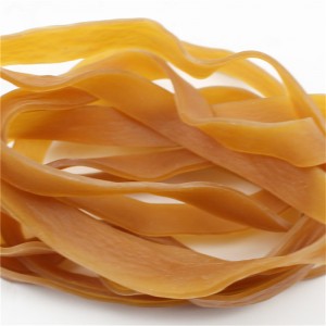 Producătorii personalizați benzi de cauciuc alungite și lărgite galben transparent elasticitate ridicată nu ușor de rupt benzi de cauciuc supradimensionate