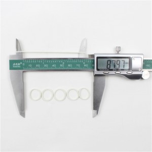 Factoty vânzări directe mini benzi de cauciuc albe inel de cauciuc cu rezistență ridicată la elasticitate pentru pachetul de linii de date