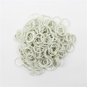 Factoty vânzări directe mini benzi de cauciuc albe inel de cauciuc cu rezistență ridicată la elasticitate pentru pachetul de linii de date