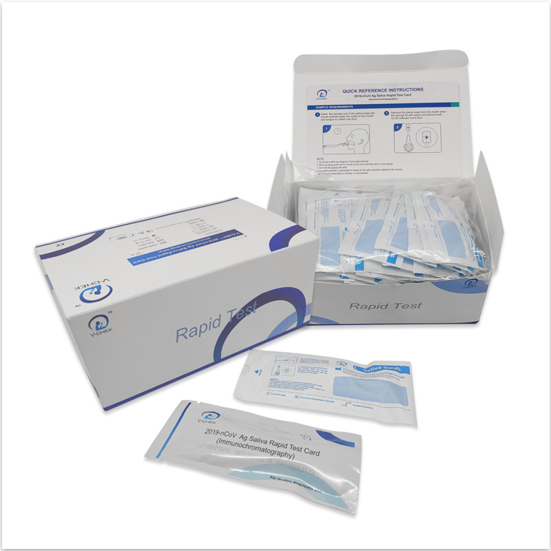 Card de testare rapidă V-CHEK ™ 2019-nCoV Ag fără nasofaringian
