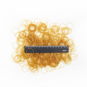 Personalizat din fabrică de culoare solidă galben înalt elastic birou cultural și educațional bandă de cauciuc practic