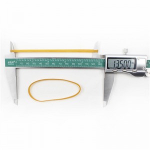 Banda de cauciuc industrială, rezistentă la temperaturi ridicate și anti-îmbătrânire, galbenă, personalizată din fabrică