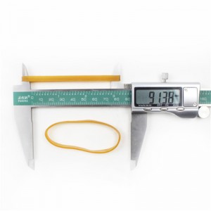 Banda de cauciuc industrială, rezistentă la temperaturi ridicate, galben lărgit, personalizată de producător