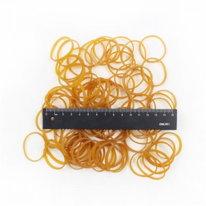 Producător cu ridicata de cauciucnatural galben transparent cu elasticitate ridicată și duritate crab, bandă de cauciuc agricol care leagă homarul