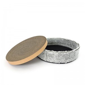 Plush Cat Scratch Board cuib cuib