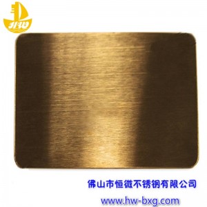 Culoare din oțel inoxidabil din oțel inoxidabilnr. 6