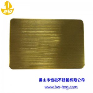 Culoare din oțel inoxidabil din oțel inoxidabilnr. 8