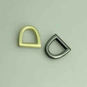 Strălucire de modă de modă D catarame, inele D, accesorii metalice pentru sac