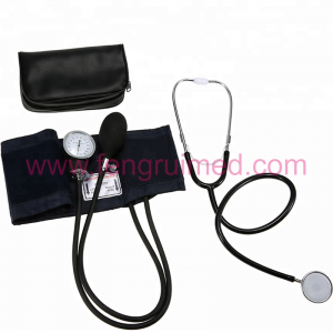 Aneroid sphygmomanometru cu stetoscop