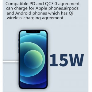 MAGSAFE MAGSAFE încărcător de telefon fără fir 15W încărcător Magsafe pentru Apple iPhone 12 11 Pro Max Cel mai bine vândut produs Amazon Hot Style