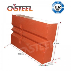 Piese de concasoare pentru construcția deșeurilor și reciclarea asfaltului