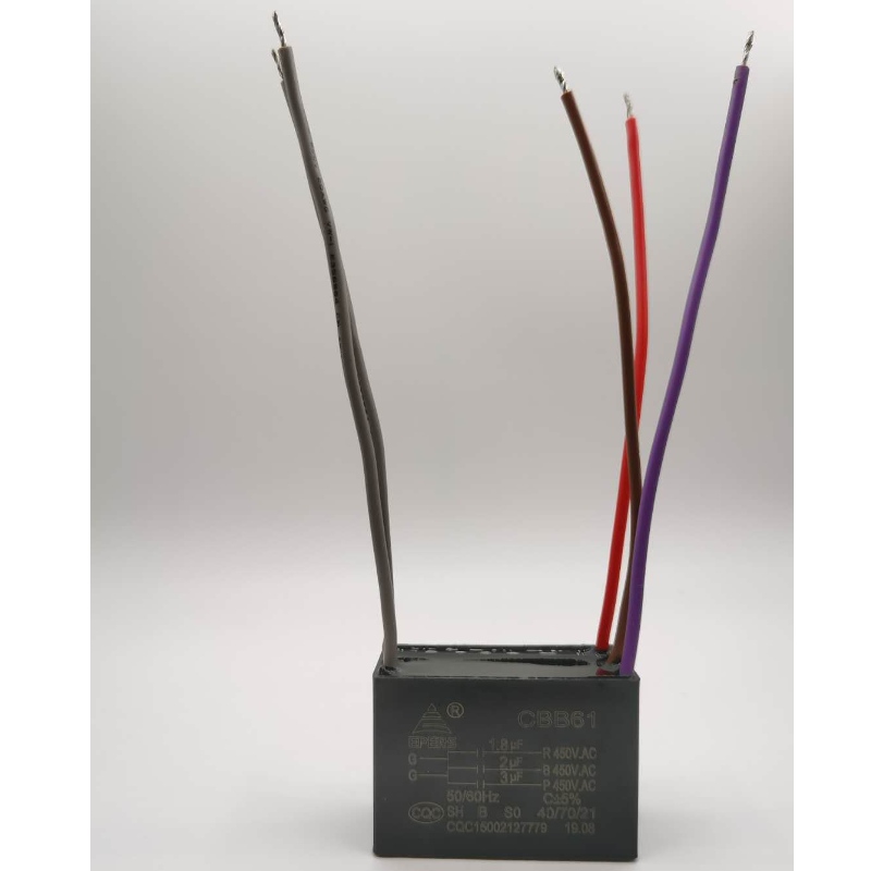 1.8UF 2UF 3UF 450V CBB61 condensator pentru ventilator