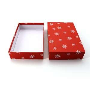Comert cu ridicata Matte Red Custom Logo Cardboard Cardboard Gift Pachet Ambalaj Cutie cadou cu capacul
