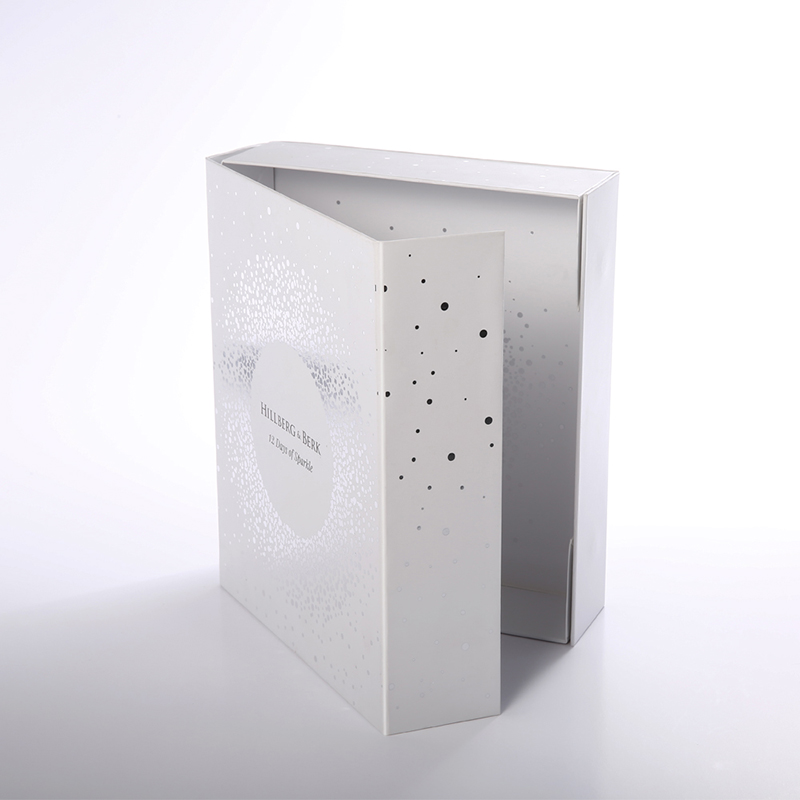 Personalizat clapetă pliabilă de lux personalizat alb kraft de hârtie carton păstrează cutie de cadouri magnetice