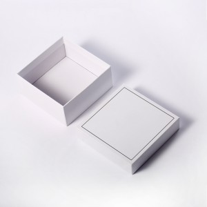 Custom eco friendly card de bord cadou cutie de hârtie bijuterii cutie cu logo