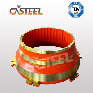 Calitatea premium a liniei de castron și a mantalei pentru Nordberg GP, HP, MP