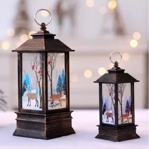 Hanging lanternă-decorativ Lantern Lantern ieftin Decorativ Lantern cu lămpi de șir romantic portabil