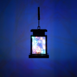 Lantern Solar Power Twinkle LED lumânare Solar Outdoor Iluminat Gradina Cupru galben Lumina Umbre Umbrela Hanging