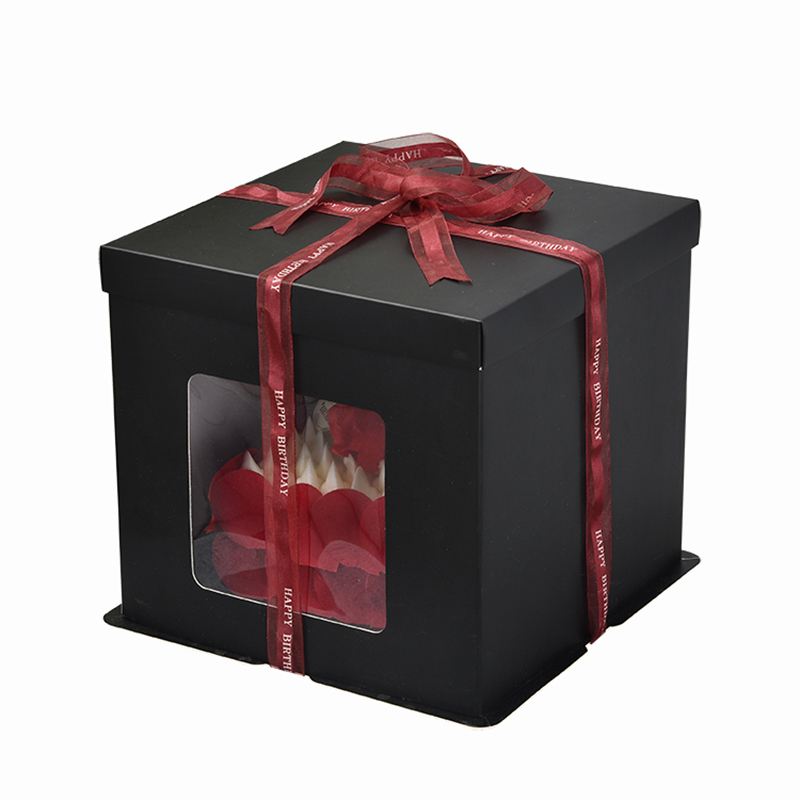 Noua cutie de tort denunta manuala de lux de baie Caseta de tort ziua denastere