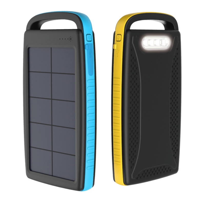 Amazon impermeabil Dual Solar Încărcător în aer liber Portable Bancă de putere pentru drumeții și călătorii