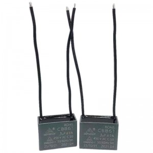 New Rosh 3UF 450V 250V de înaltă performanță CBB61 Condensator pentru ventilatorul AC