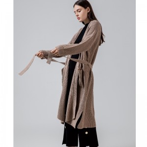 Loose, elegant și casual Australian Lână cardigan65002#