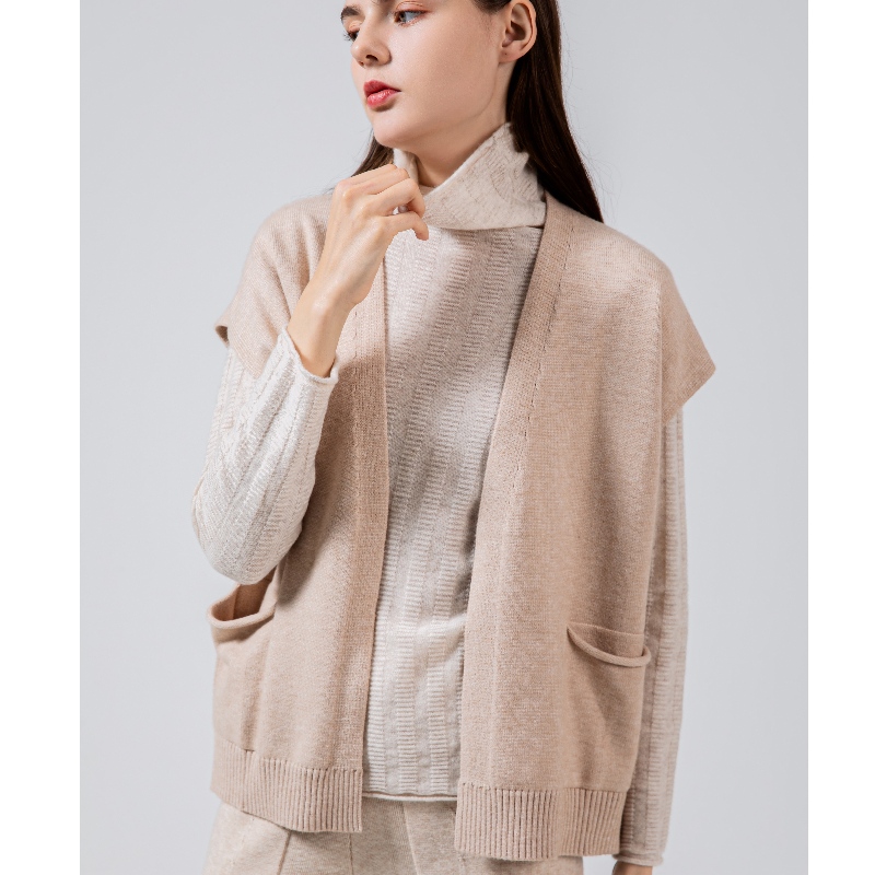 Trend de moda simplă all-meci tricotat Jachetă cardigană 68027#