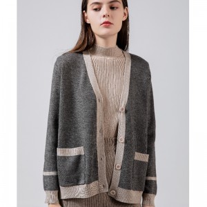 Trend la modă Casual Joker Weave Hemp Knit Short 69012#