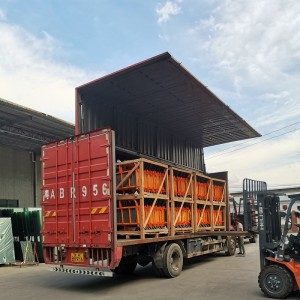 Barieră de baricadă din plastic reflectant din PVC, cu greutate redusă, împrejmuire de gard