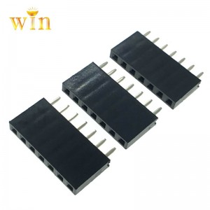 1x7p 180 ° vertical DIP DIP PINTER Soclu de sex feminin H8.5mm