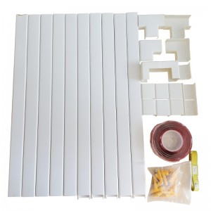 Cablu PVC Trunky Cablu de perete Cablu de perete Cablu Cablu Raceway Cablu economic Călătorii pentru piele Firuri din plastic Cablu de perete perete