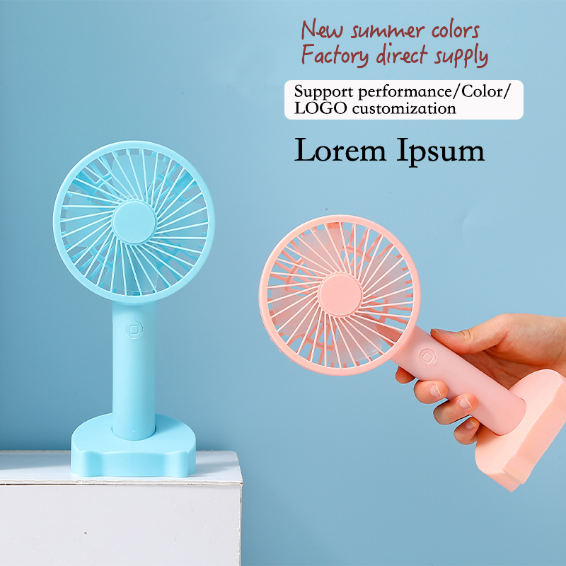 Comerț cu ridicata personalizat 2021 multi-color pliabil în aer liber răcire mobilă Handheld USB Air Cooler Reîncărcabil Mini Fan