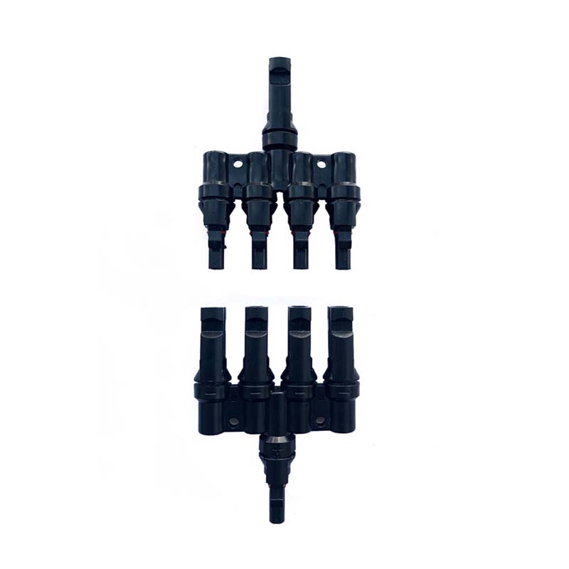 4 până la 1 Conector fotovoltaic multiplă 30a pentru conectorul solar PV Femeie cu cablu solar de 2,5mm2 ~ 6,0mm