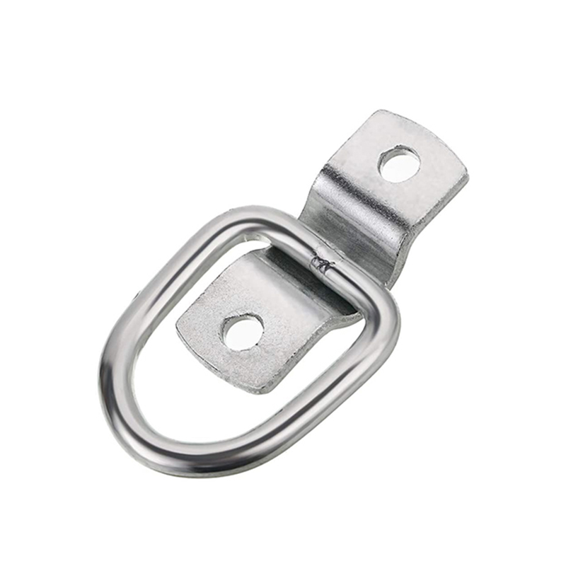 D-Ring Down Anchor 12x 1/4 \\ '\\' \\ 'Oțel inoxidabil D-inele Trailer D Downs inel Downs, 700lbs D-Inel Bracket, D Placă de montare a inelului Diviziune Puncte pentru curele Ratchet Down Curele de camioane auto Cargo