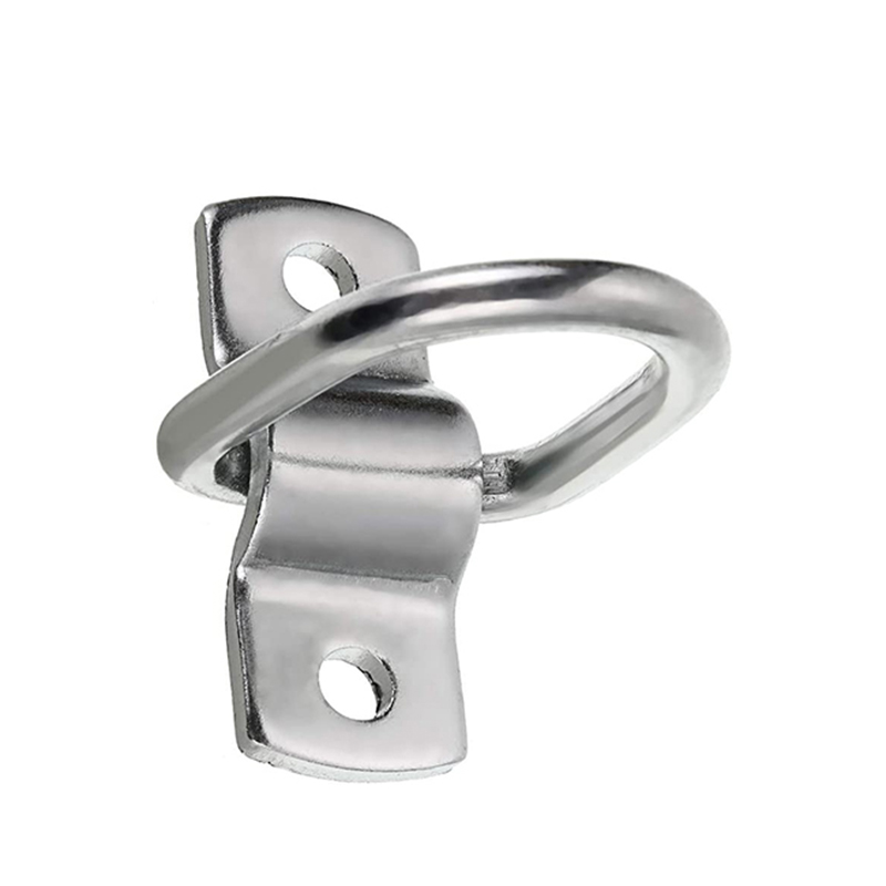 D-Ring Down Anchor 12x 1/4 \\ '\\' \\ 'Oțel inoxidabil D-inele Trailer D Downs inel Downs, 700lbs D-Inel Bracket, D Placă de montare a inelului Diviziune Puncte pentru curele Ratchet Down Curele de camioane auto Cargo