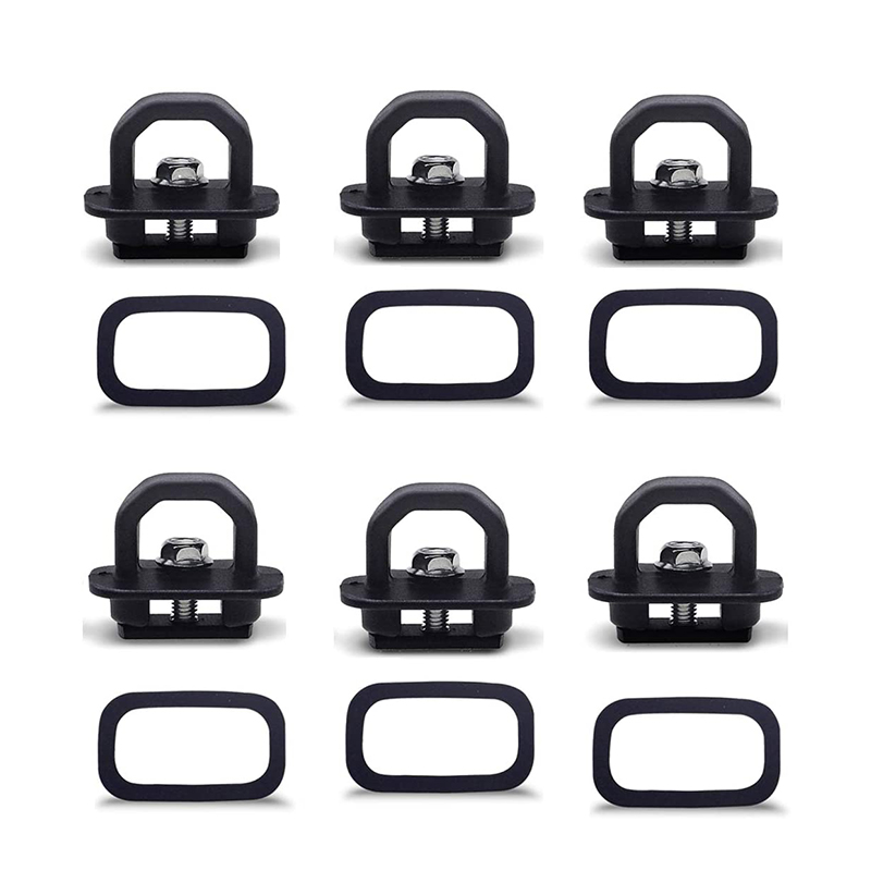 Legare în jos Anchor Truck Bed Cargo Side Wall Hook Inele compatibile pentru 2007-2018 Chevy Silverdo/GMC Sierra, 2015-2018 Chevy Chevrolet Colorado/GMC Canyon