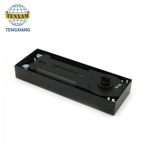 Ușa de sticlă mai închisă cu două arcuri hidraulice reglabile reglabile