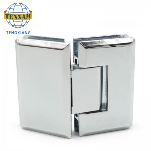 135 Grad Zinc Aliaj Balamale de baie Clip Duș Fixarea ușilor Clip din sticlă Ușă de duș Cameră de duș Accesorii hardware