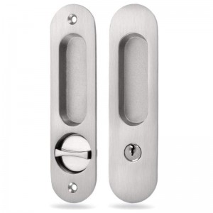 1701 Blocare ușă glisantă cu mâner încastrat încastrat blocare ușă de buzunar pentru mobilă glisantă pentru mobilă din lemn