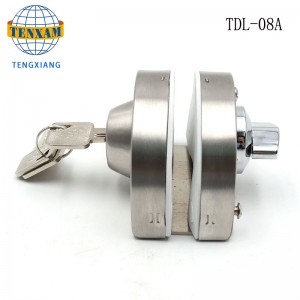 Acasa Hotel Baie Fameless Usa de sticla Double Lock Double Otel Sticla Latch 8 ~ 12mm Glisante Usa de sticla