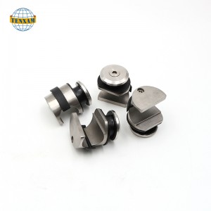 Sistemul de alunecare a ușii din sticlă Ușă glisantă agățată din oțel inoxidabil