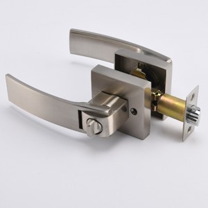 S7811 mâner de ușănichel satinat cu blocare și cheie, blocare a ușii de intrare cheie \\\\ manetăndoor, blocarea perverserii ușii din față