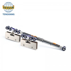 Accesorii pentru mobilier Ghid Track Hardware Cluber de uși glisante din lemn cu 8 roți