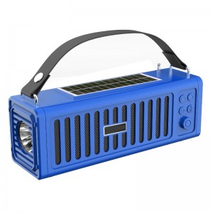 Difuzorul Bluetooth FB-BSL23 cu energie solară și torță cu LED-uri