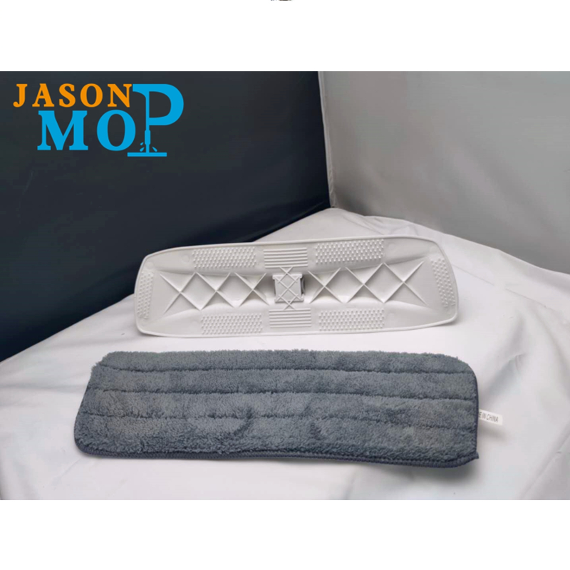 JASON 2020 Mop nou pentru pulverizare cu apă cu tijă de oțel inoxidabil cu microfibră curată (JS-B2010)