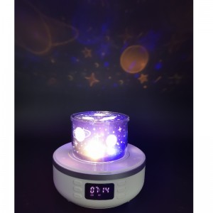 FB-BSK5 Bluetooth Difuzor radio cu lampă desktop, disco minge și iluminare de proiecție